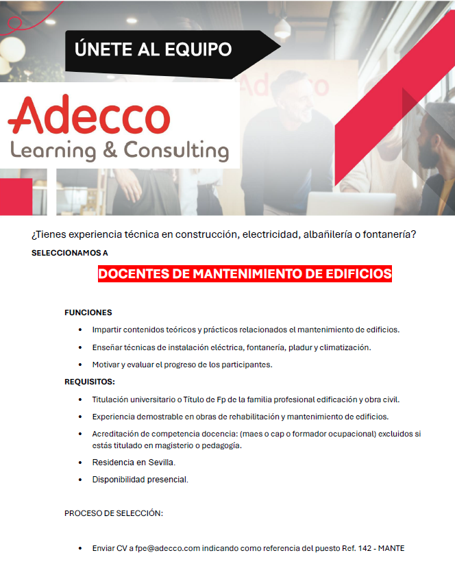 Oferta de empleo Sevilla